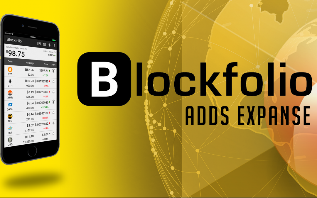Blockfolio Signal Adds Expanse