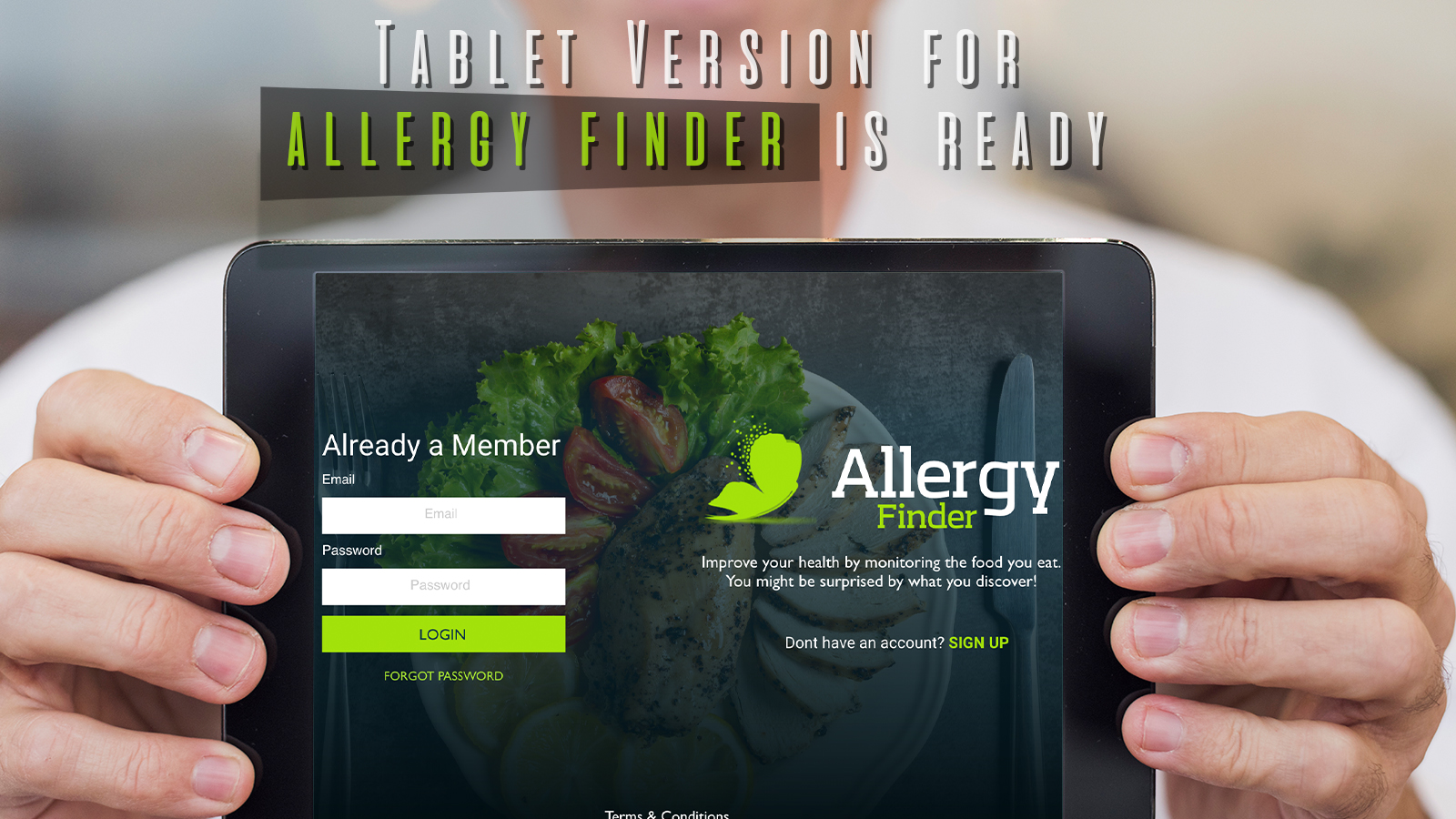 Tablet Version for Allergy Finder is in QA - Expanse
